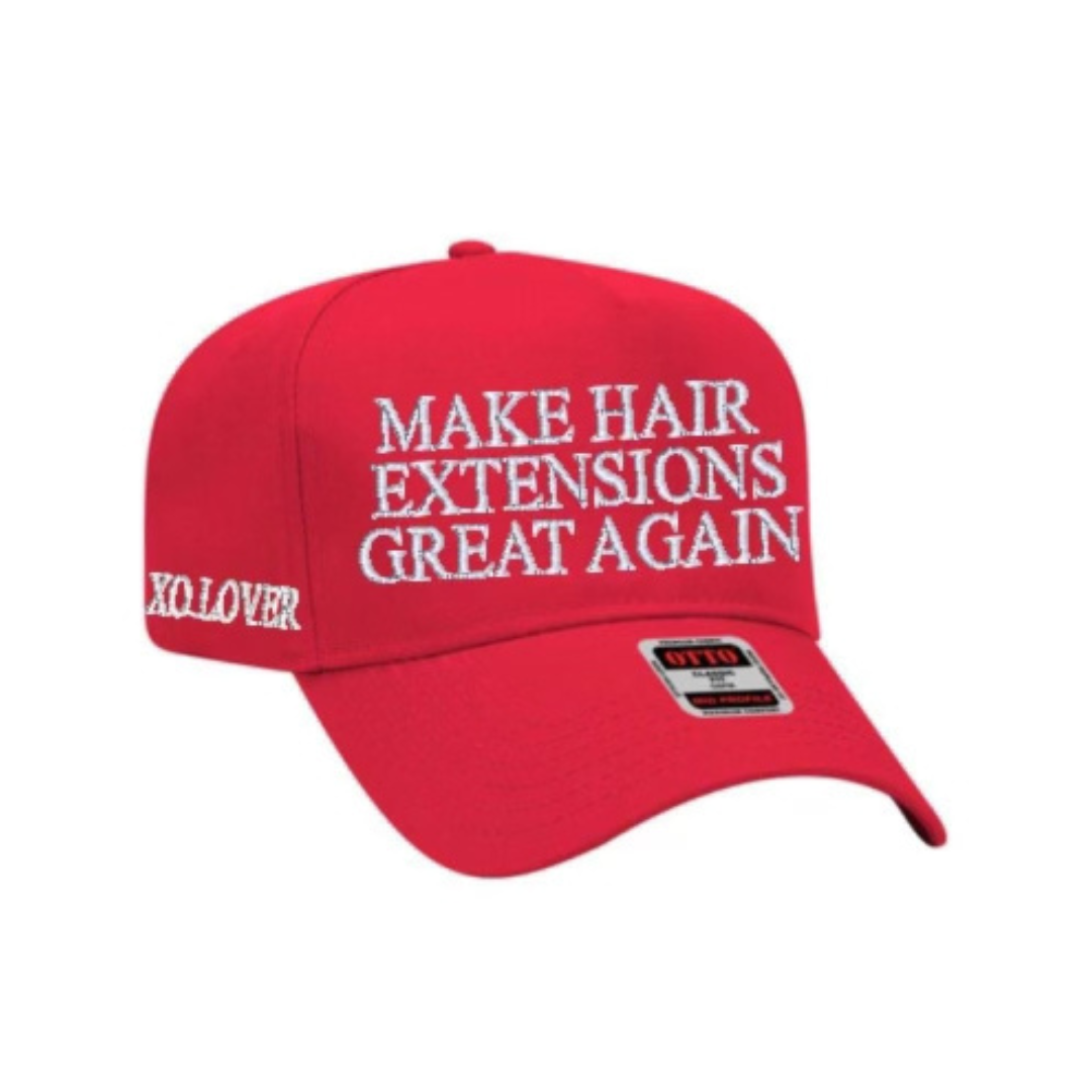 Red Make Hair Extensions Great Again Hat